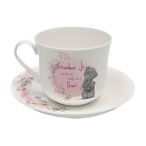Personalised Me to You Lovely As A Flower Cup & Saucer £24.99